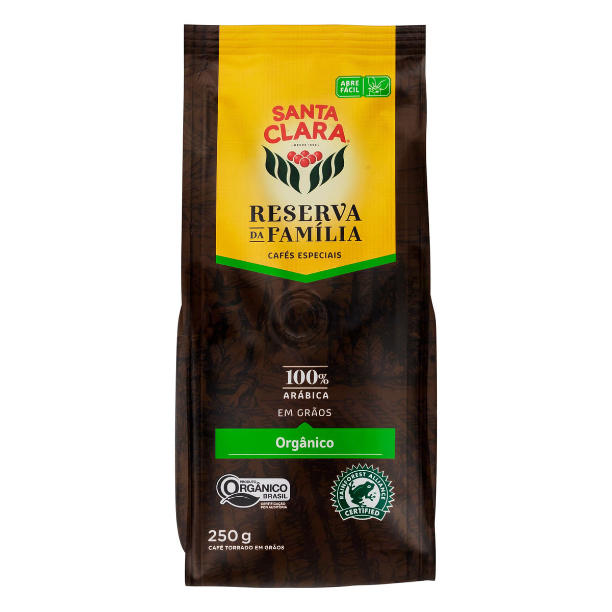 Café Grão Orgânico Santa Clara Pouch 250 g