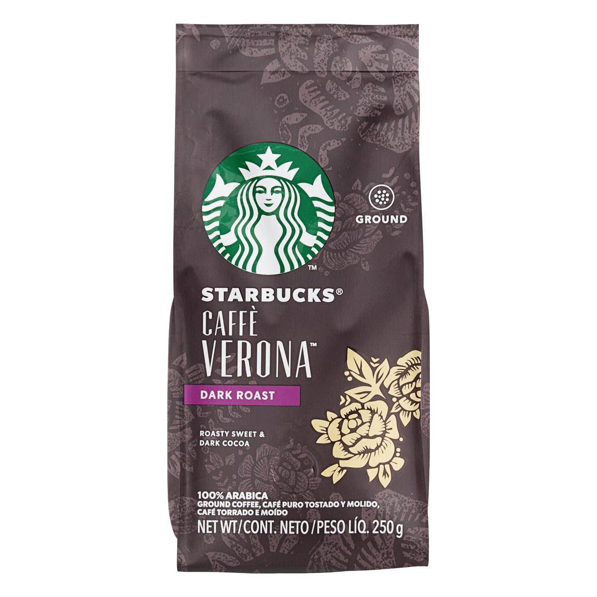 Café Torrado e Moído à Vácuo Starbucks Verona 250g