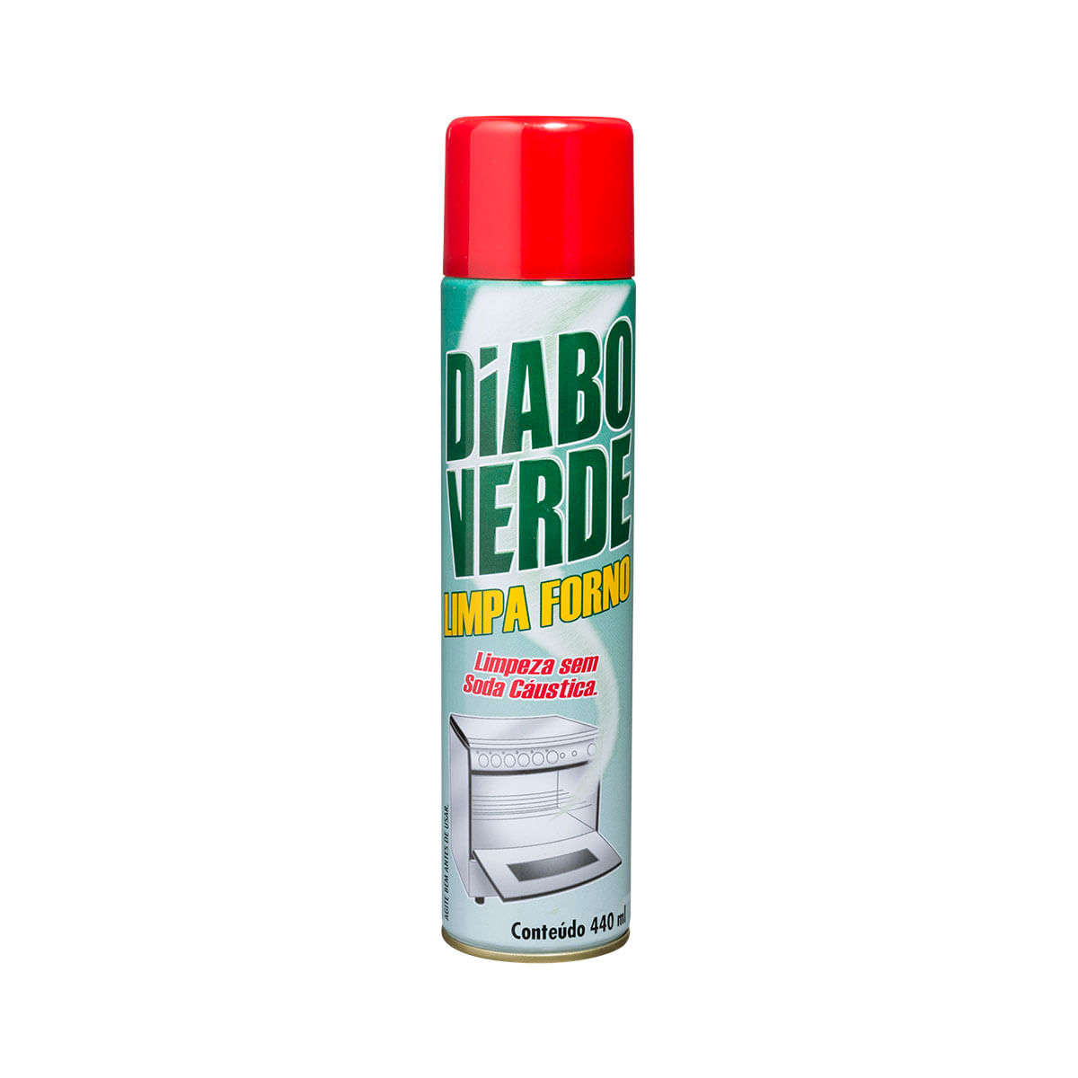 Limpa Forno Aerosol Diabo Verde 440ml