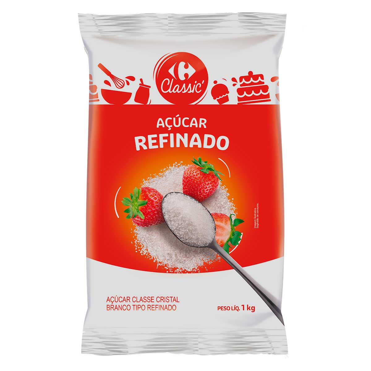 Açúcar Refinado Carrefour 1kg