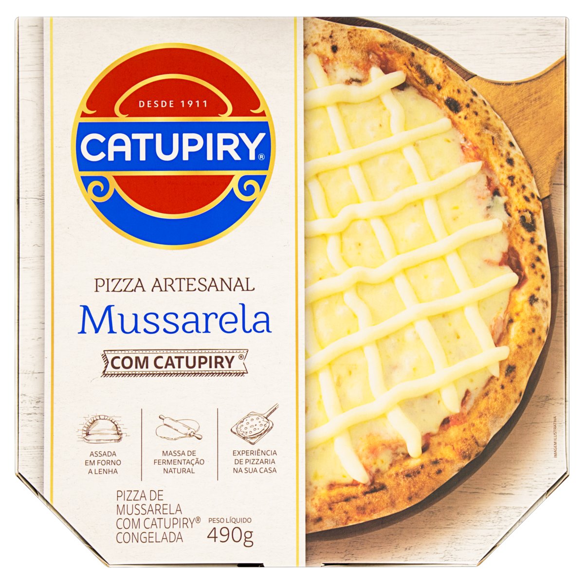 Pizza de Mussarela Catupiry 490g