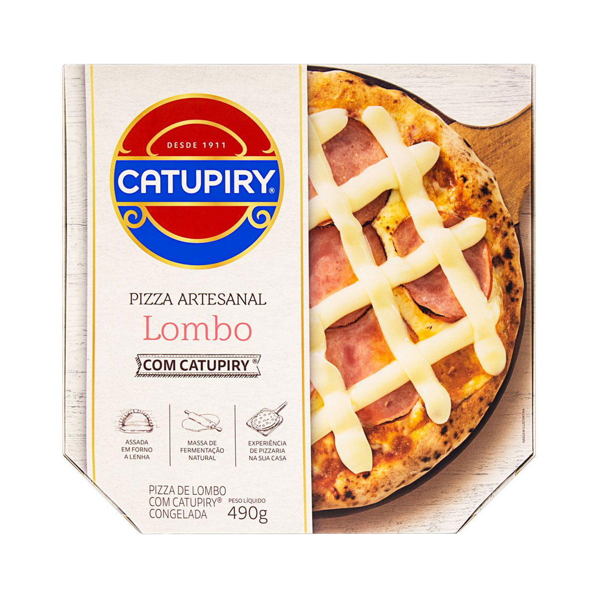 Pizza Lombo Artesanal Catupiry Caixa 490g