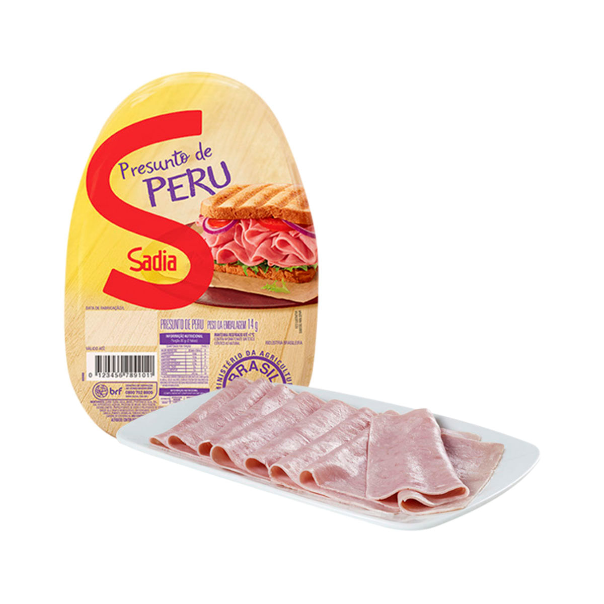 Presunto de Peru Fatiado Sadia 100g