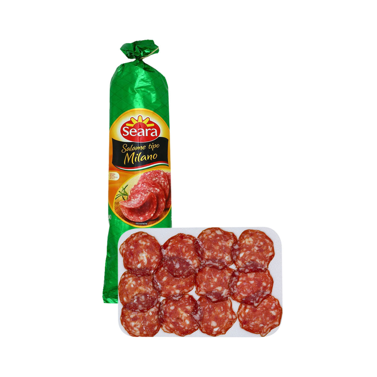 Salame Milano Fatiado Seara 200g