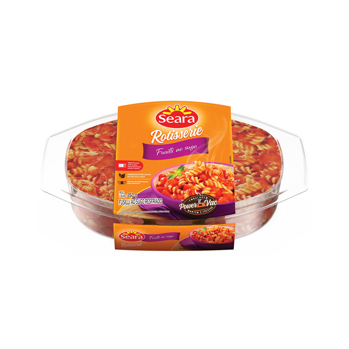 Macarrão Fusilli ao Sugo Seara Rotisserie 350g