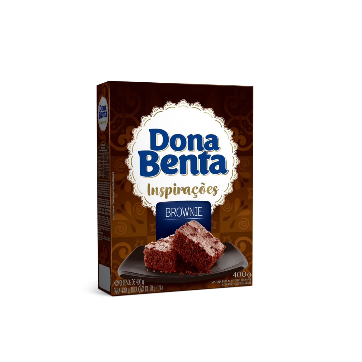 Mistura para Bolo Brownie Dona Benta Inspirações Caixa 400g