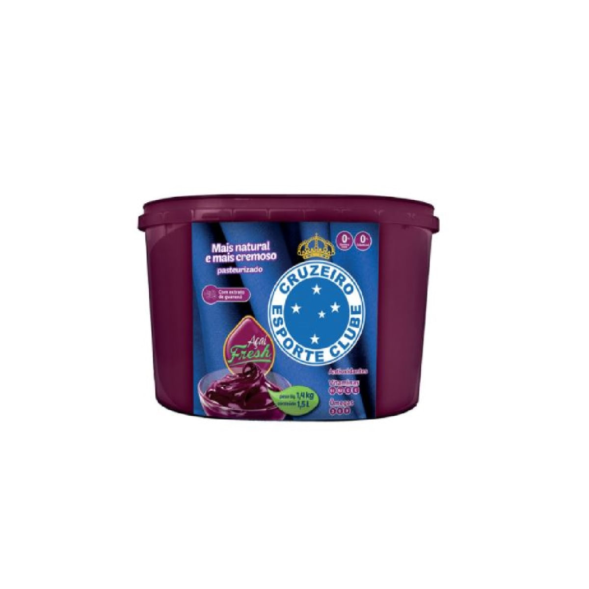 Açaí Natural Açaí Fresh Clubes Cruzeiro 1,5 Litros