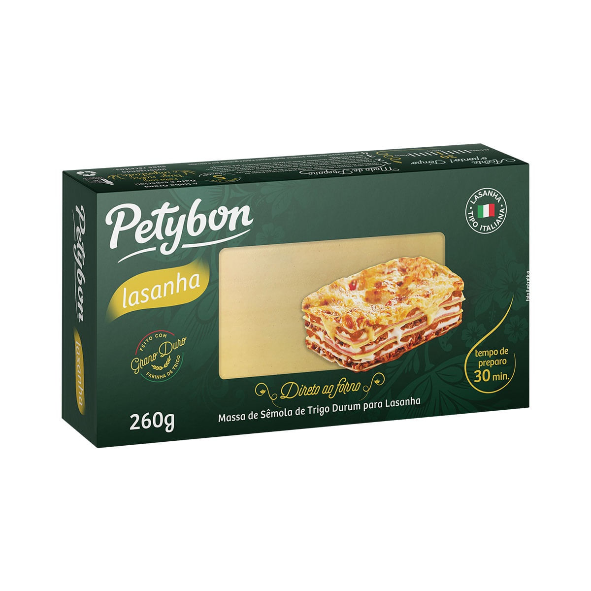 Massa para Lasanha Petybon 260g