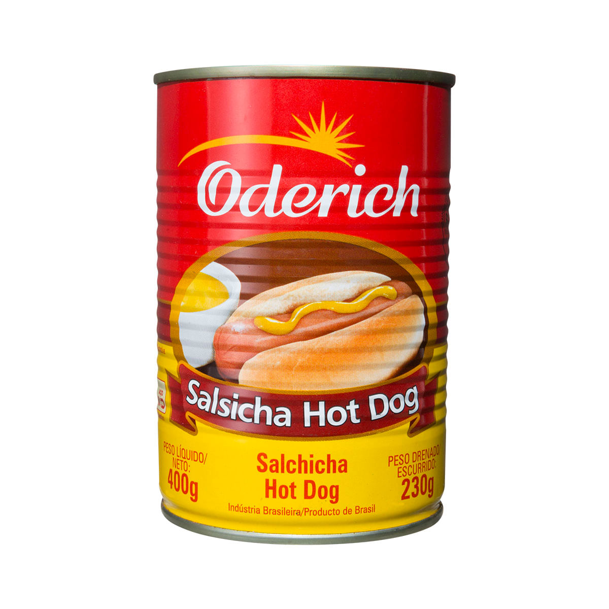 Salsicha Hot Dog Oderich Lata 230 g