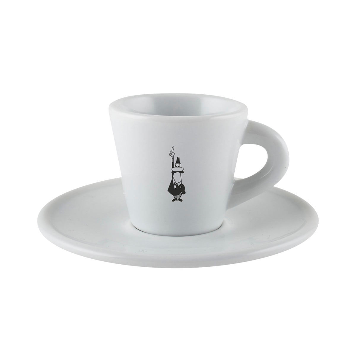 Jogo de Xícaras para Café em Porcelana Branco 2 Peças Bialetti 10490115