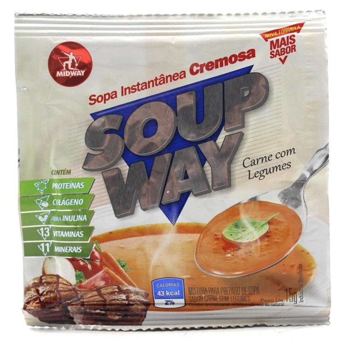 Sopa Light de Carne e Legumes Soup Way 15 g