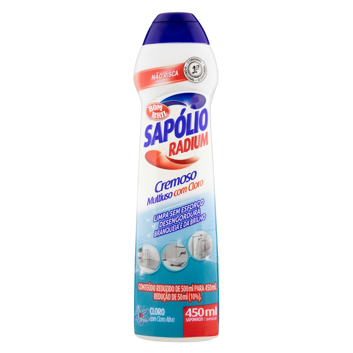 Limpador Multiuso Bombril, Sapólio, Cloro Ativo 450ml