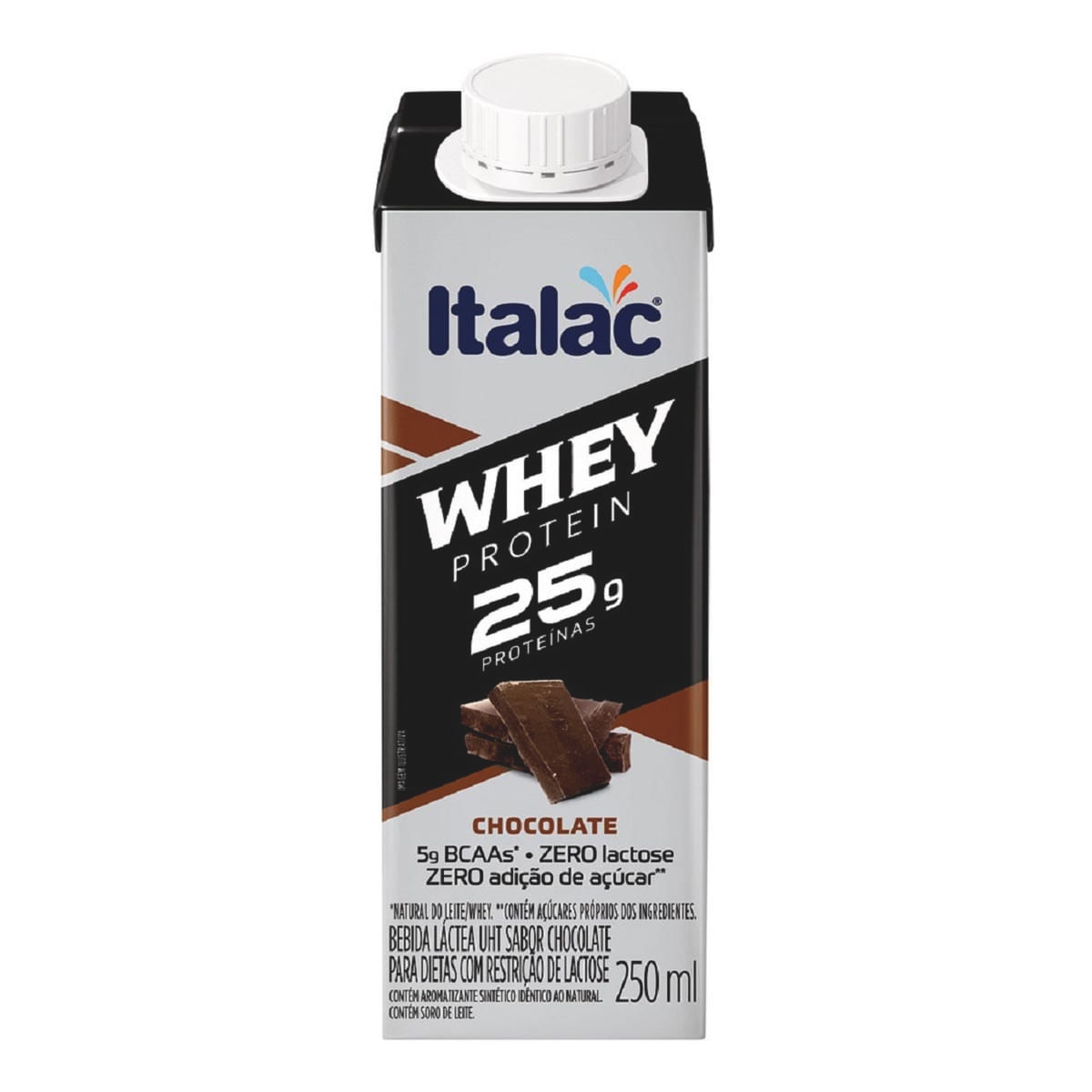 Bebida Láctea Italac com Whey Protein Sabor Chocolate 25g