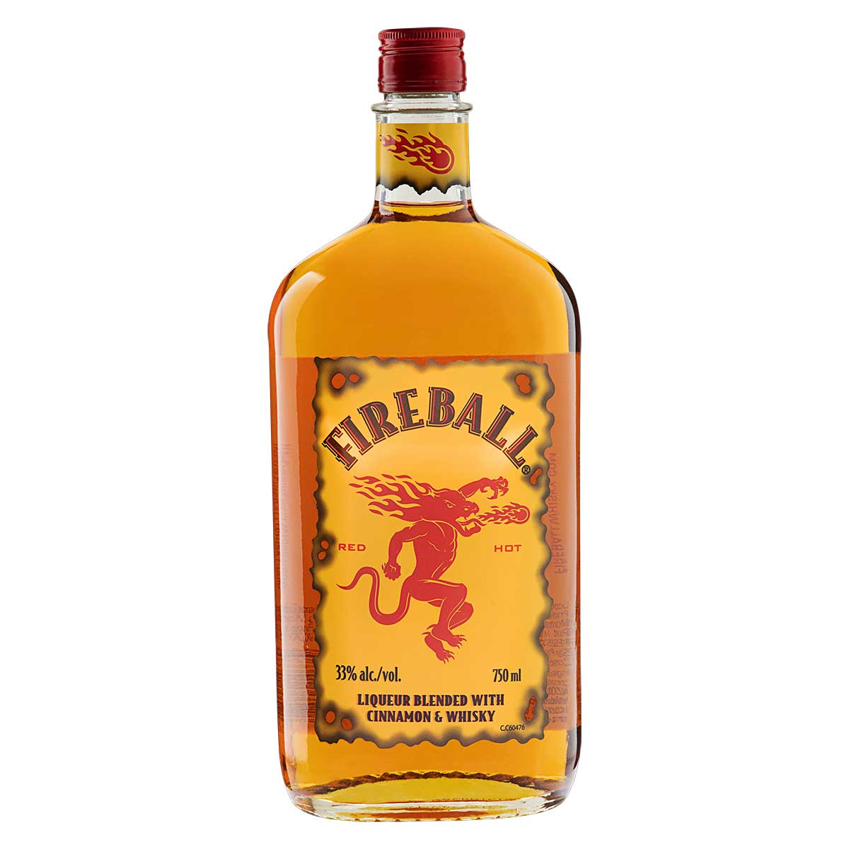 Licor Fino Canela Fireball Garrafa 750 ml