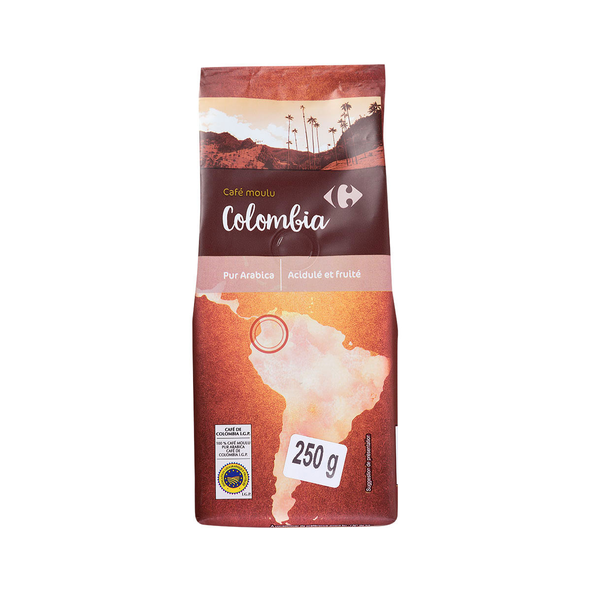 Café Torrado e Moído Carrefour Colombia 250g