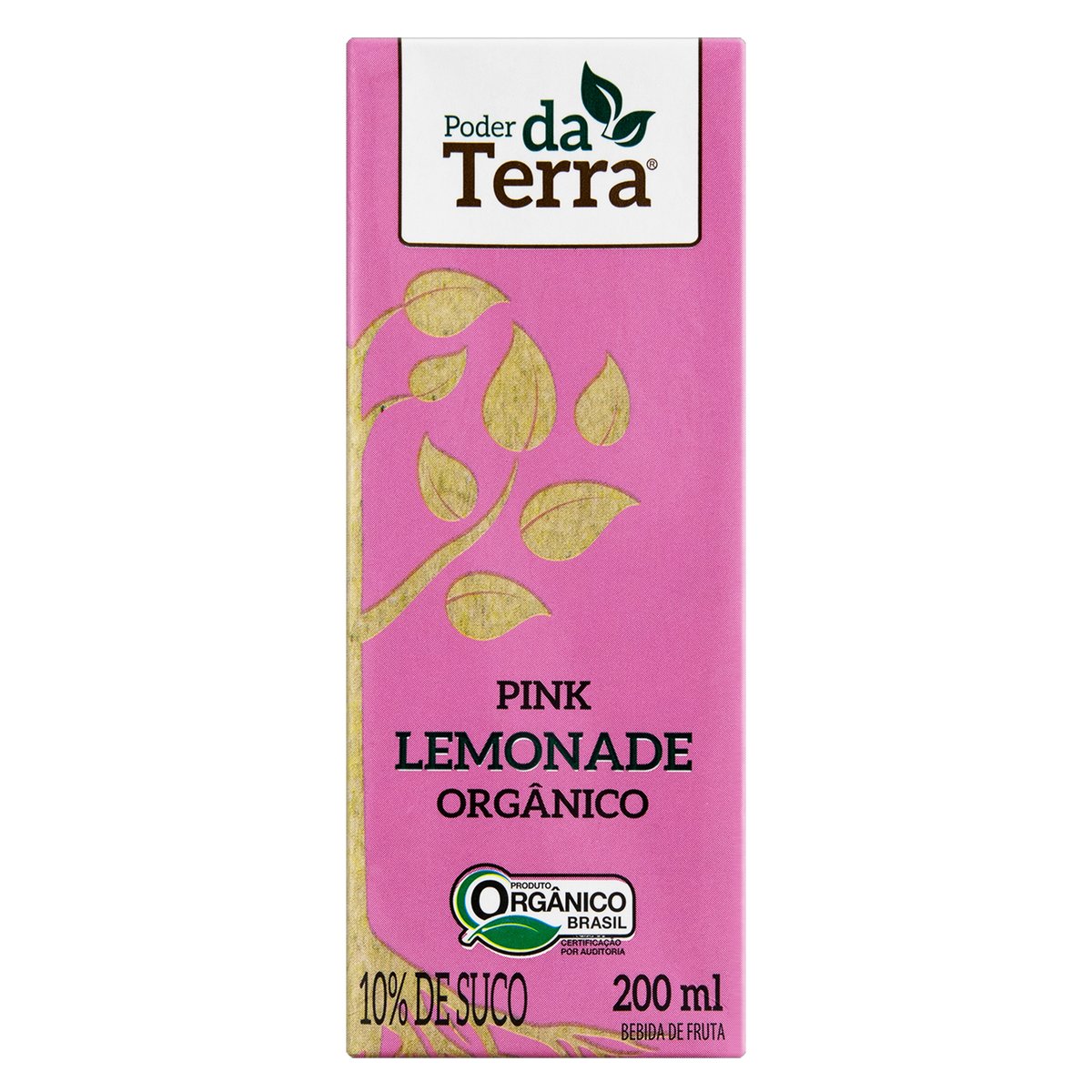 Pink Lemonade Orgânico Poder Da Terra 200ml