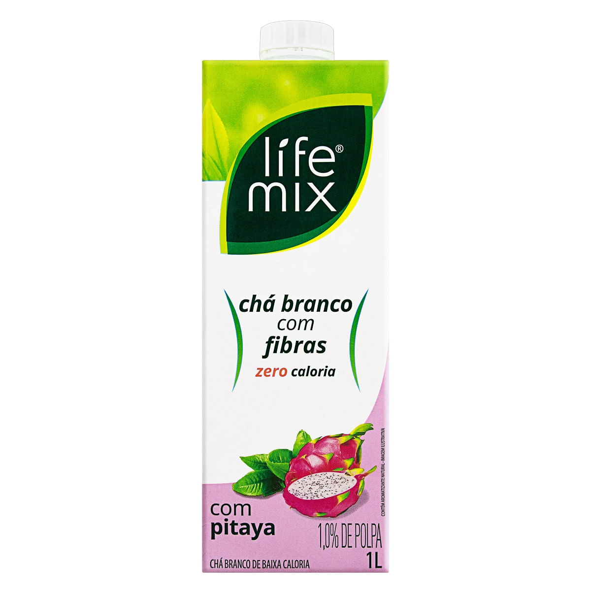 Chá Branco Life Mix Pitaya Caixa 1 L