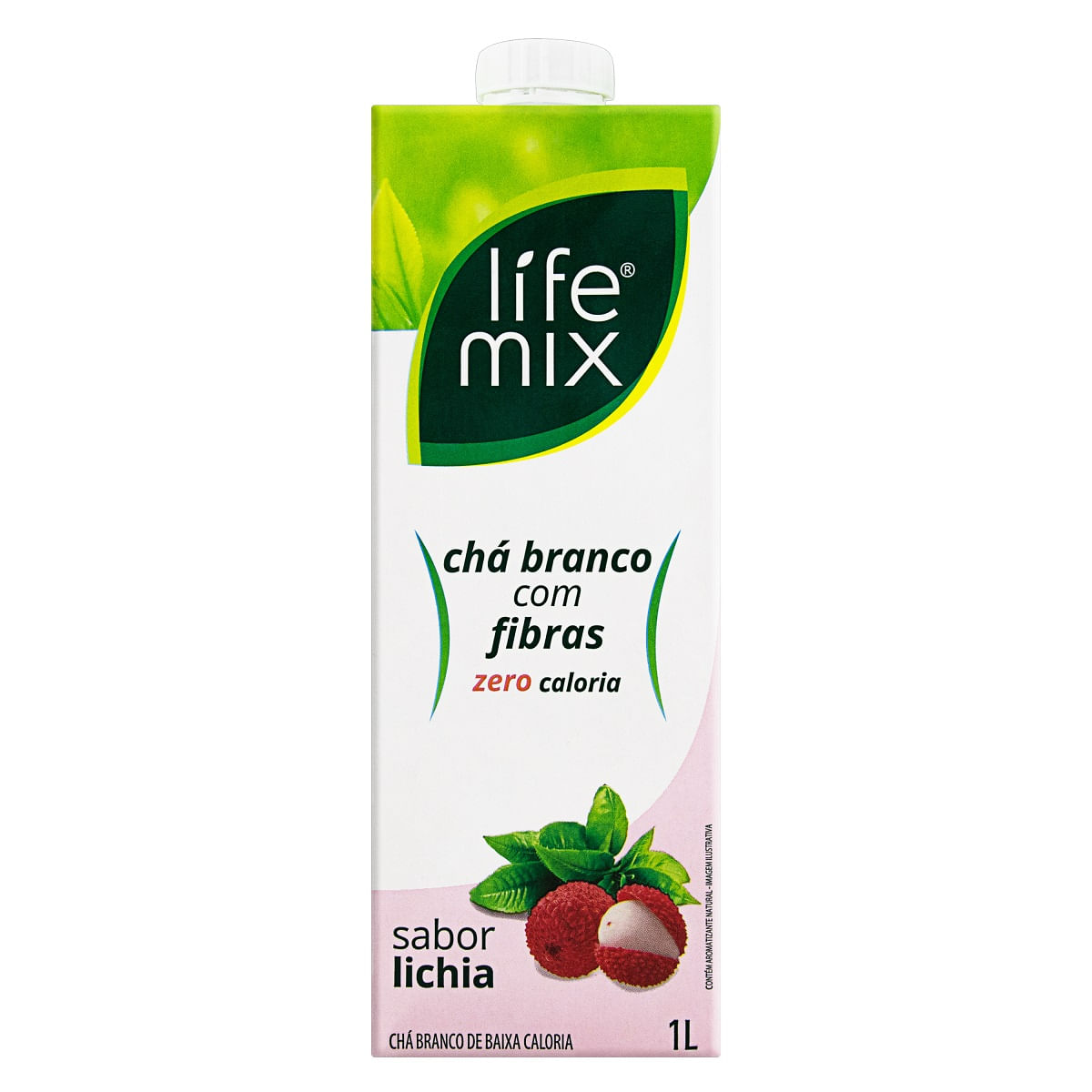 Chá Branco Sabor Lichia Life Mix 1 Litro