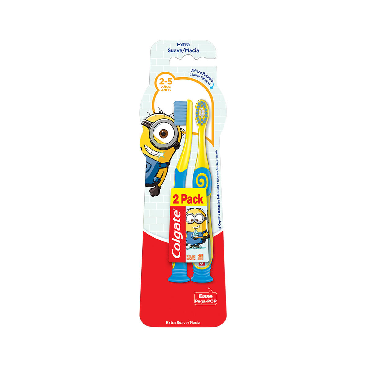 Escova Dental Infantil Colgate Minions 2 Unidades