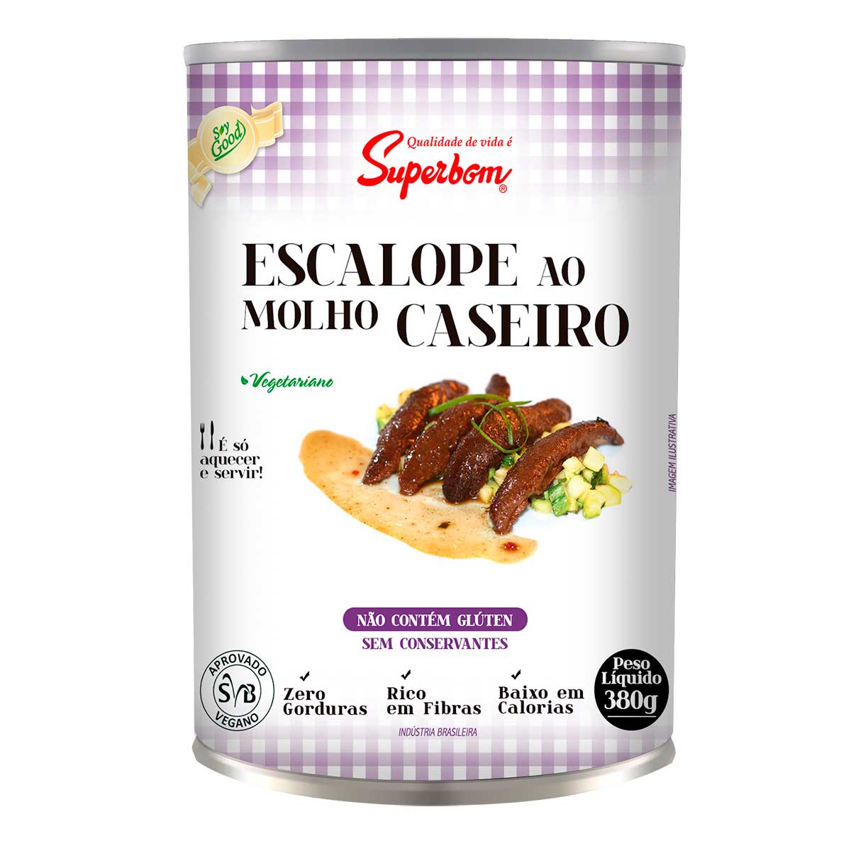 Escalope Vegetal ao Molho Caseiro Superbom 380 g