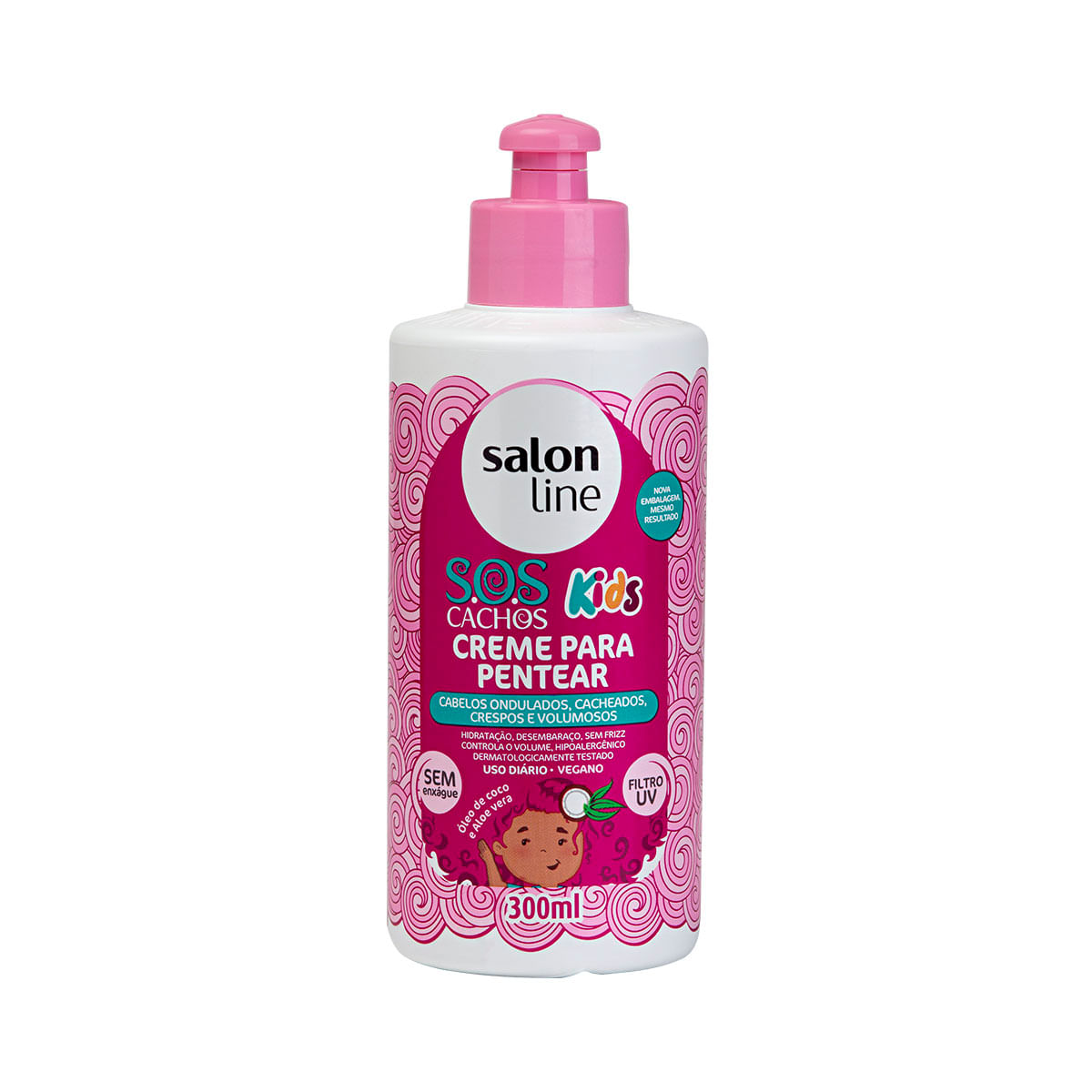 Creme Para Pentear SOS Cachos Kids Salon Line 300ml