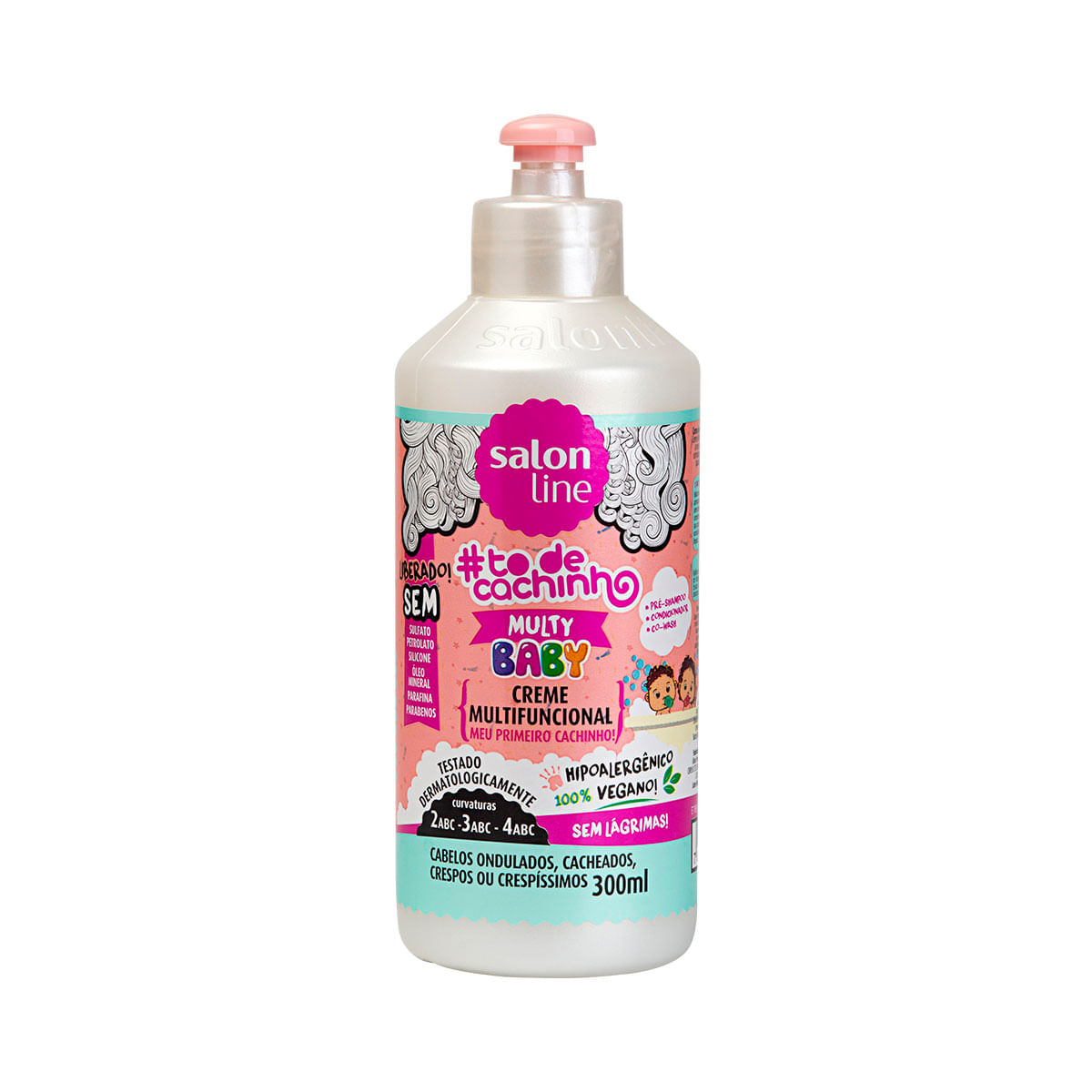 Creme Para Pentear Multy Baby Salon Line 300ml