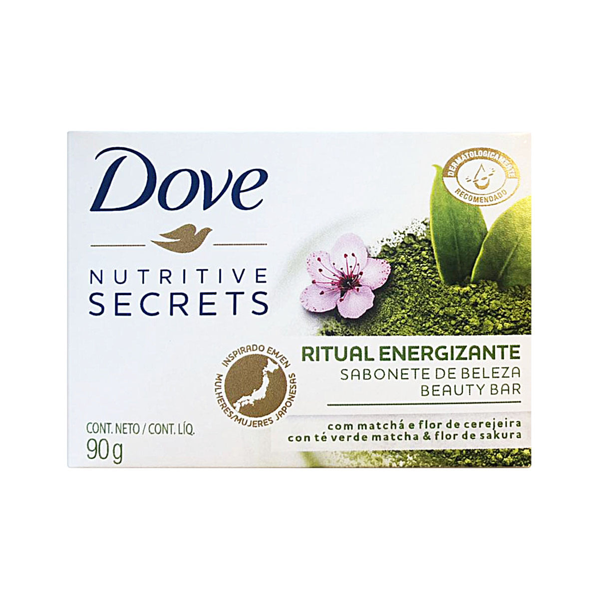 Sabonete em Barra Corporal Dove Nutritive Secrets Ritual Energizante Matchá 90g