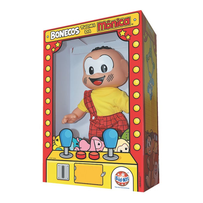 Boneco Cascão Sidnyl Turma da Mônica Tradicional 35cm