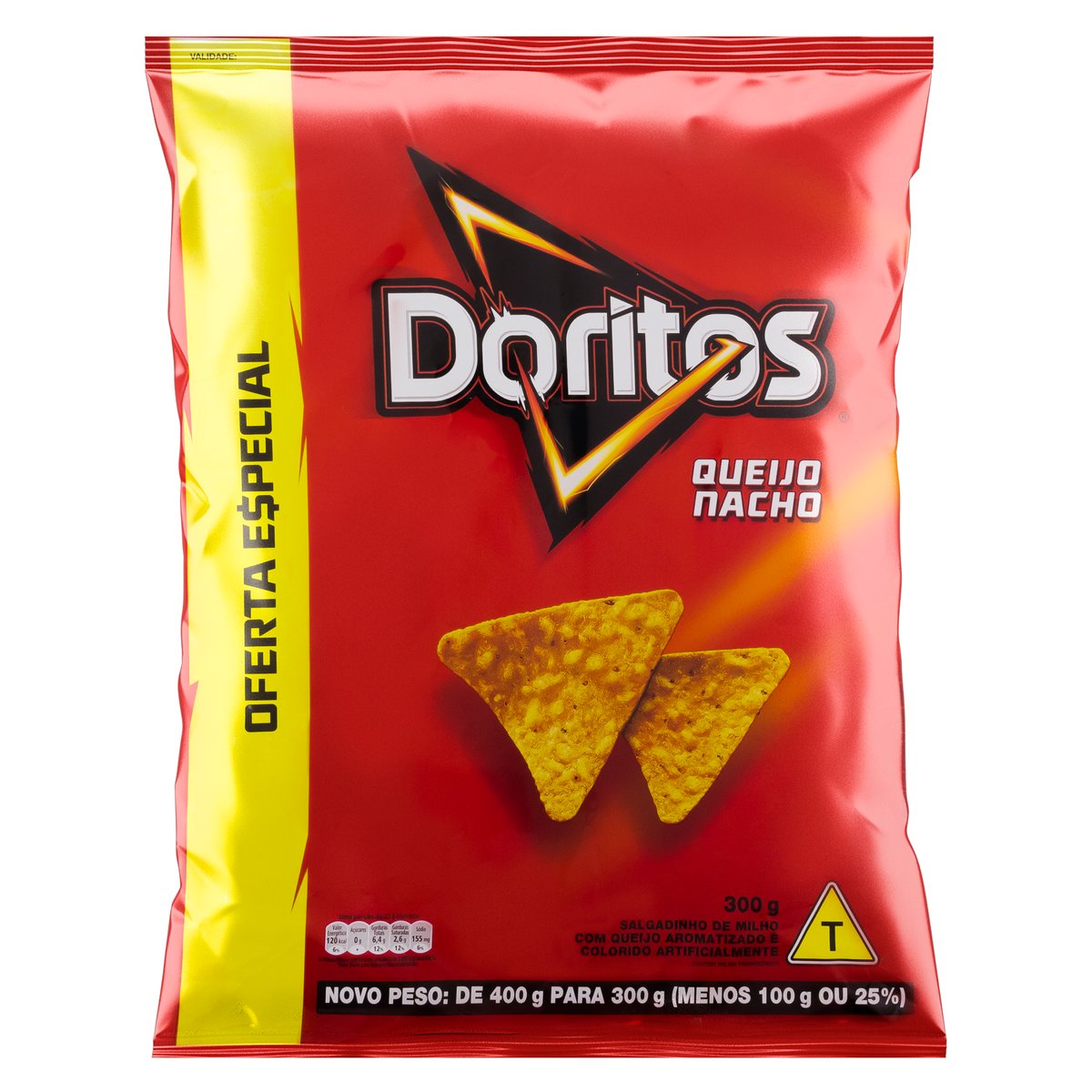 Salgadinho de Milho Queijo Nacho Doritos Pacote 300g