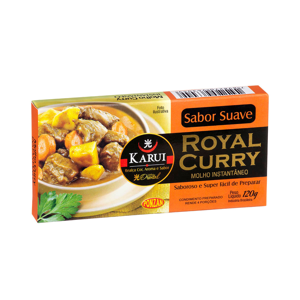 Molho Instantâneo Royal Curry Karui 120g