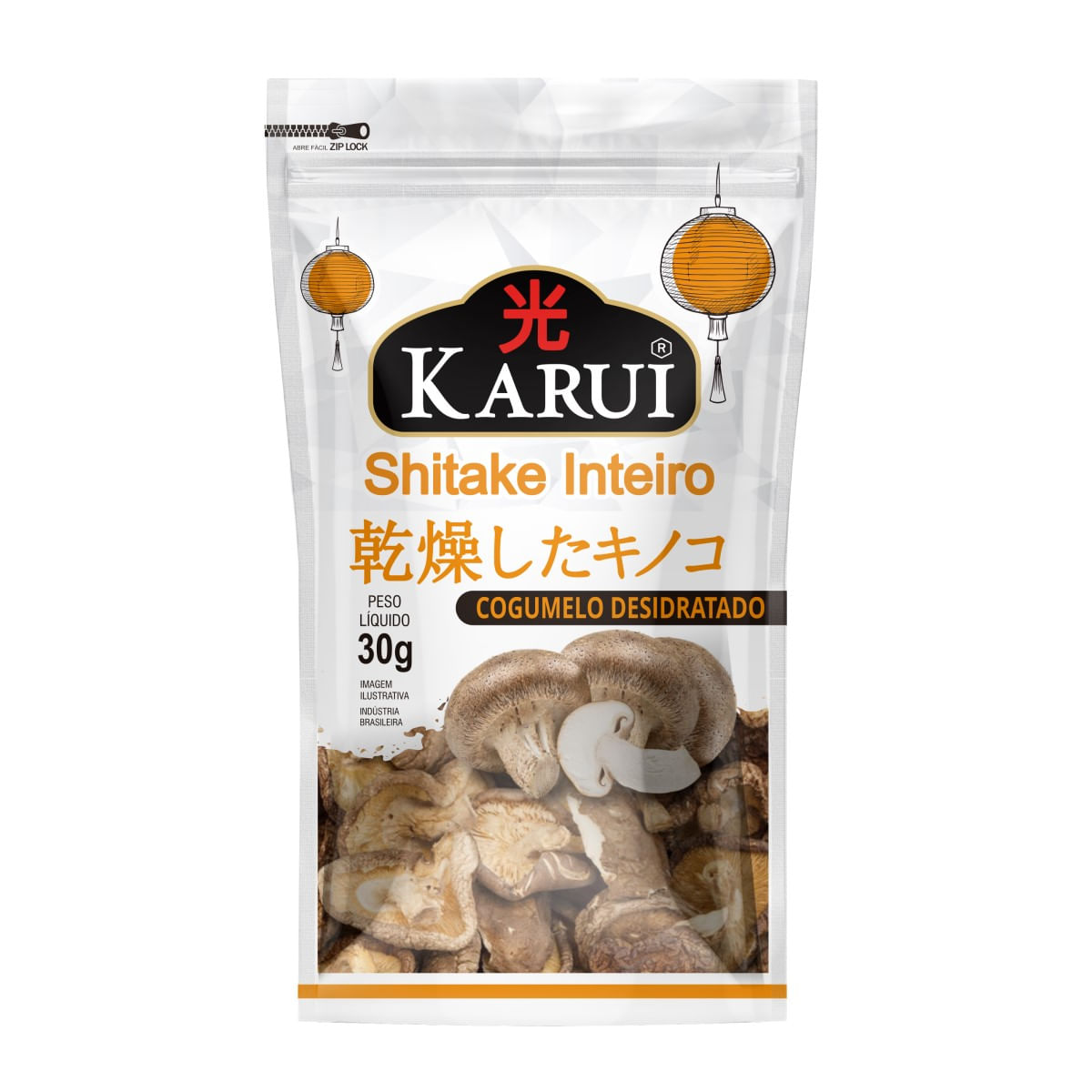 Shitake Desidratado Inteiro Karui 30 g