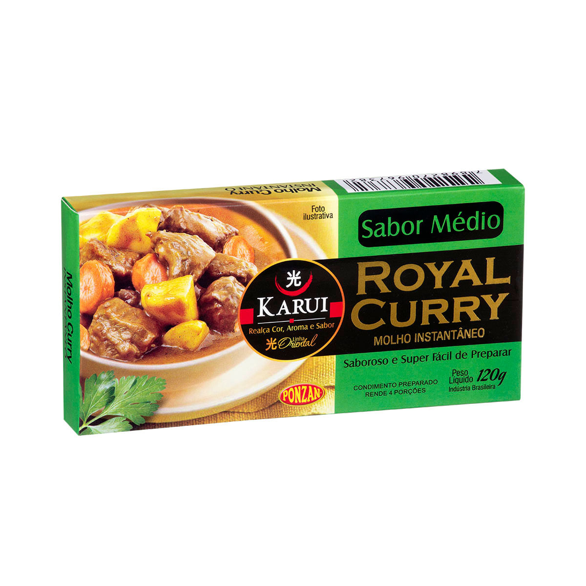 Caldo Instantâneo Royal Curry Karui 120g