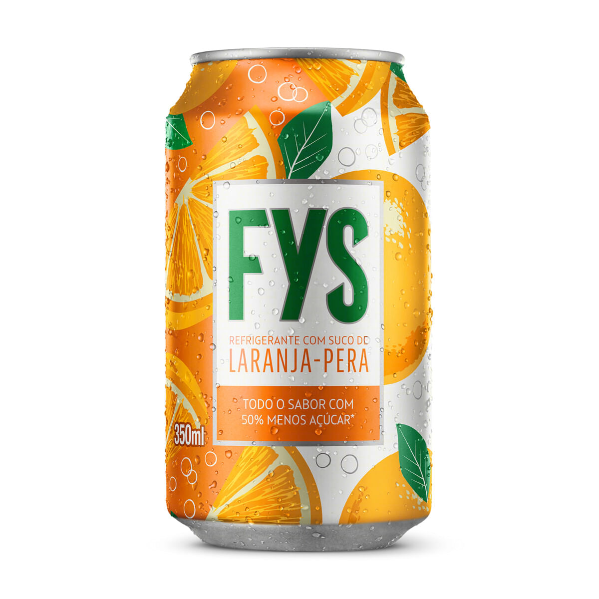 Refrigerante Laranja-Pera FYs Lata 350ml