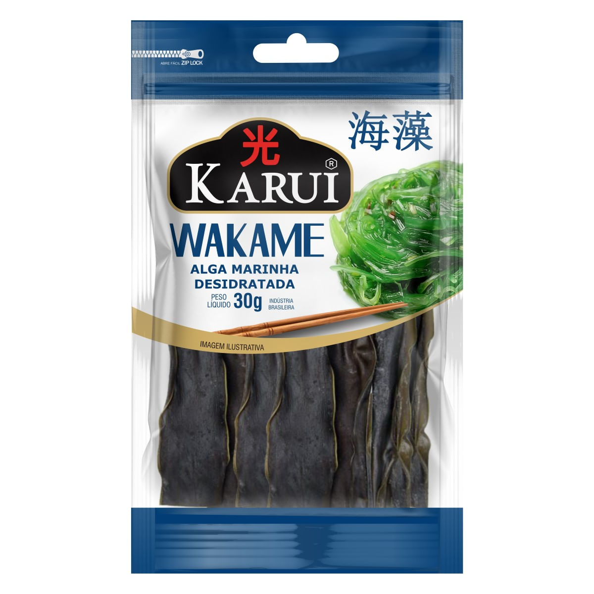 Alga Marinha Desidratada Wakame Karui 30 g