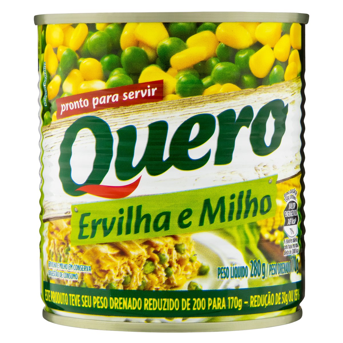 Ervilha e Milho Quero Lata 170 g