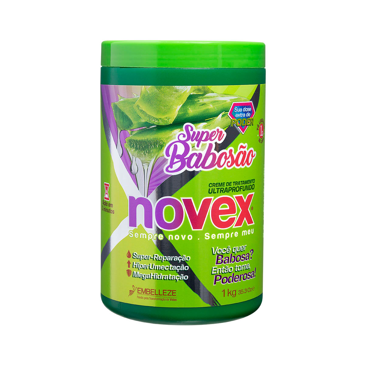 Creme de Tratamento Super Babosão Novex 1kg