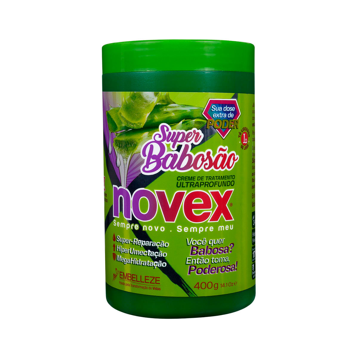 Creme de Tratamento Ultraprofundo Novex Super Babosão 400g