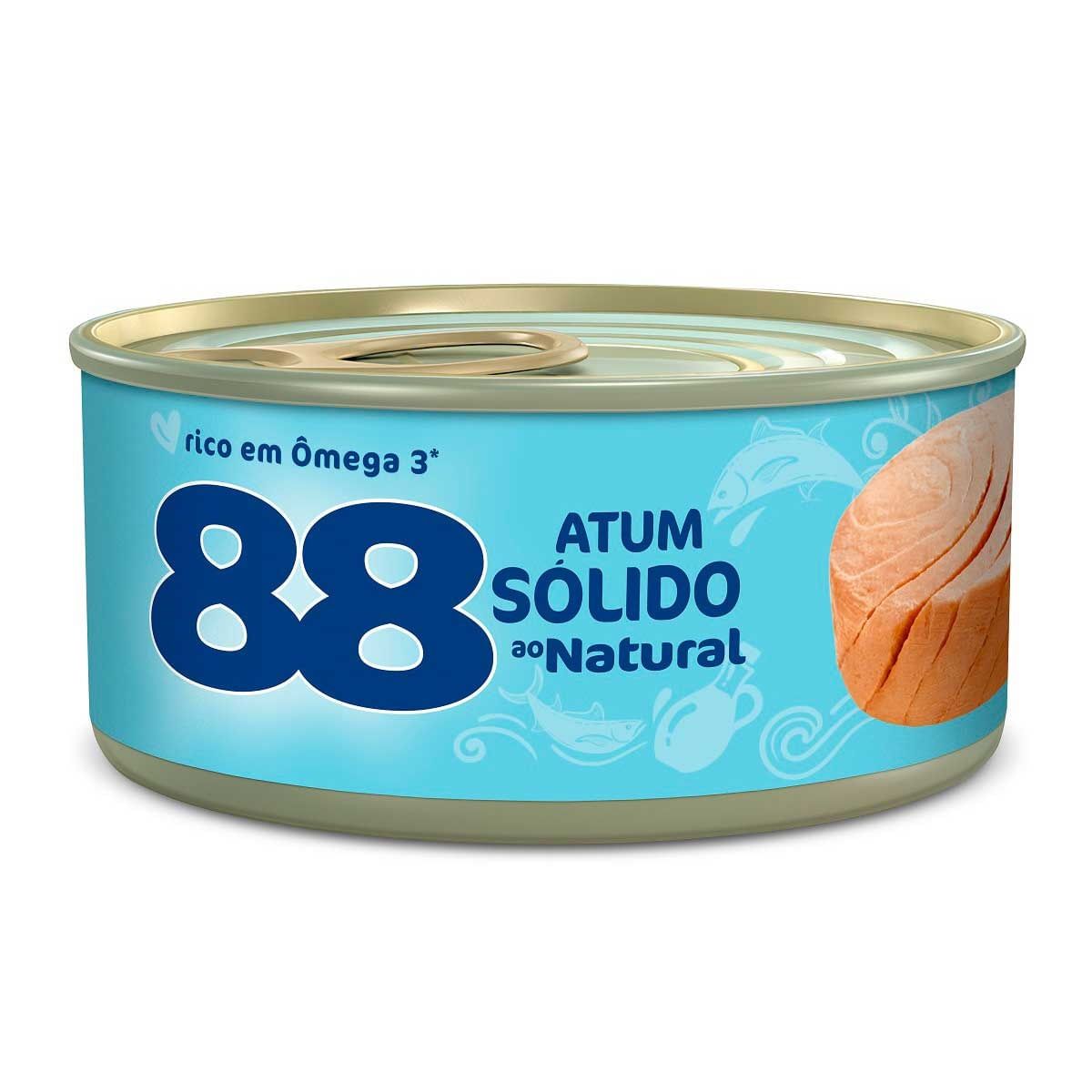 Atum Sólido ao Natural 88 Lata 98g