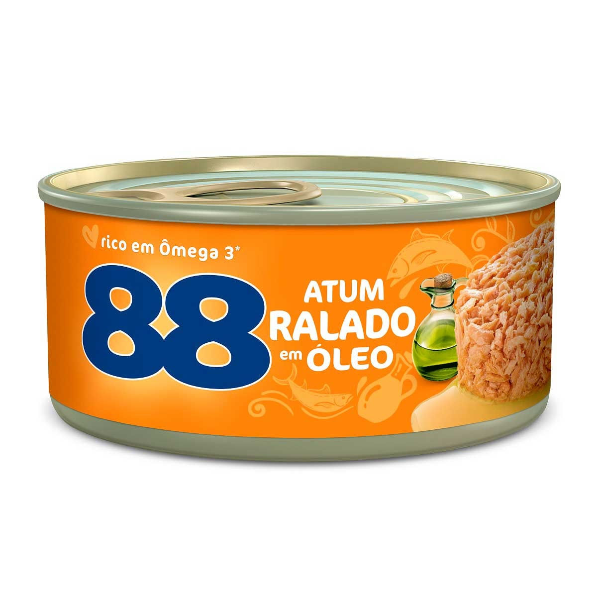 Atum Ralado em Óleo 88 Lata 105 g