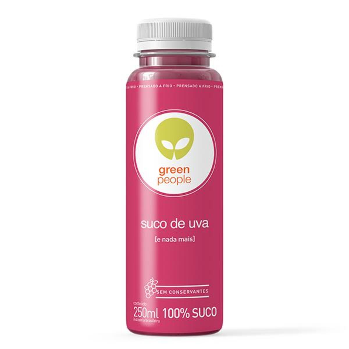 Suco de Uva Natural Greenpeople Garrafa 250 ml