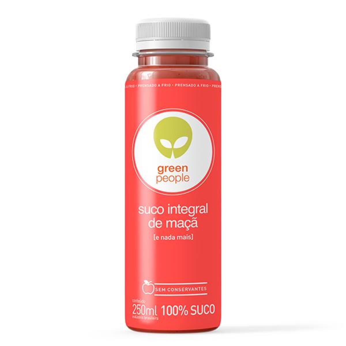 Suco de Maçã Natural Greenpeople Garrafa 250 ml