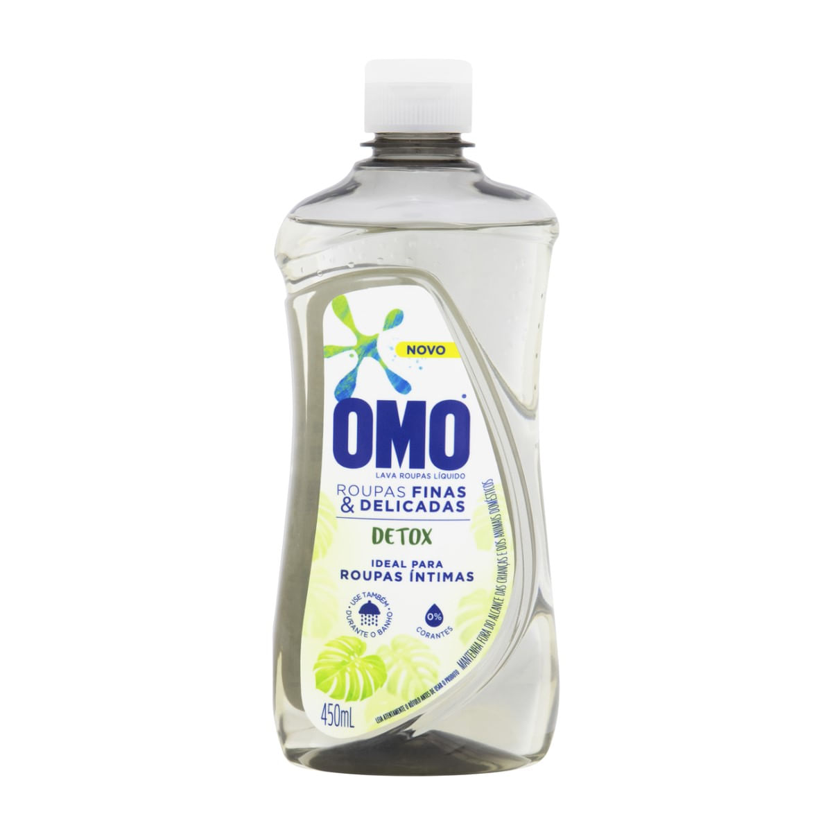 Sabão Líquido Lava-Roupas Omo Detox Finas e Delicadas 450 ml