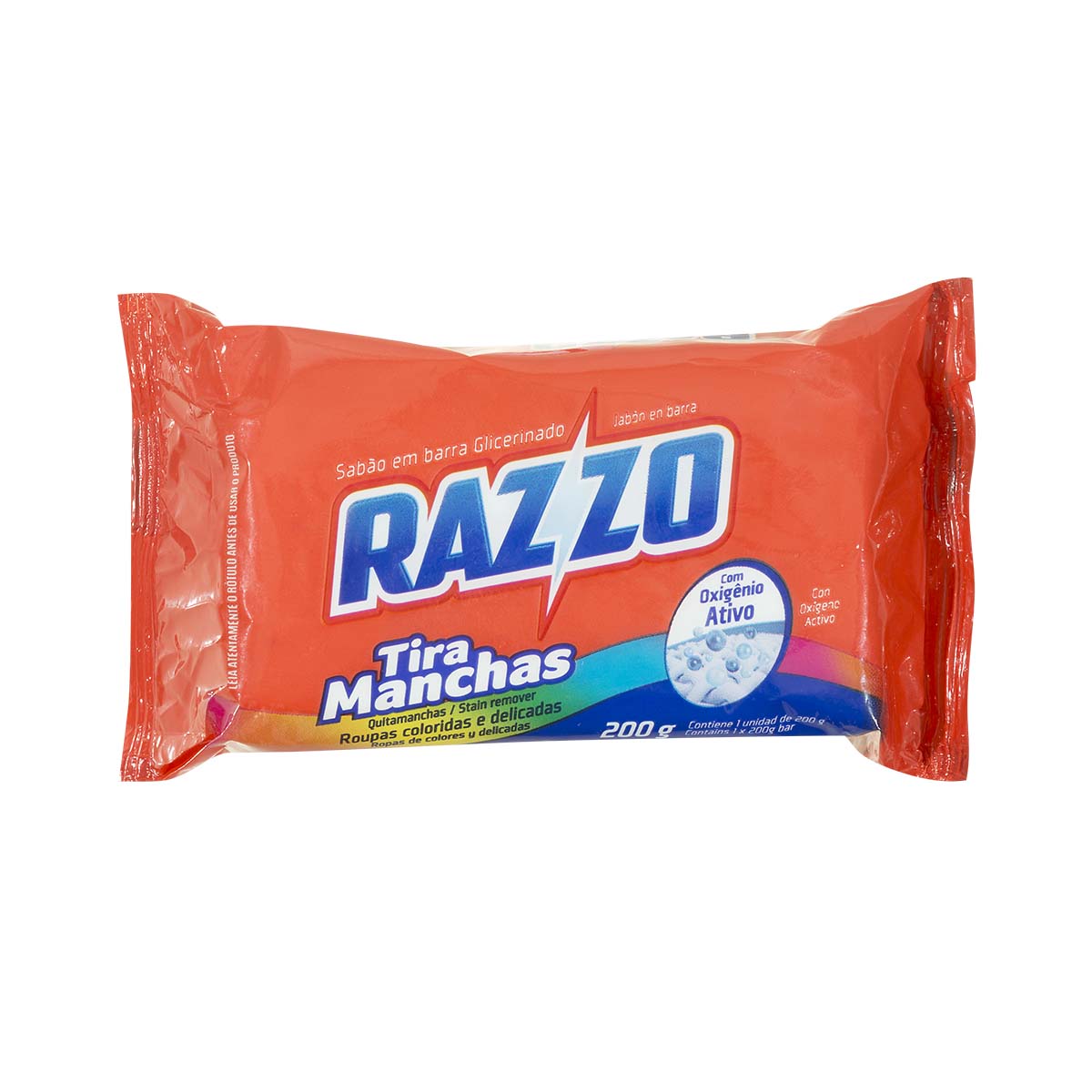 Sabão Barra Tira Manchas Razzo 200g