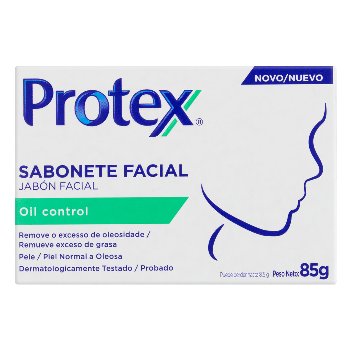 Sabonete em Barra Oil Control Facial Protex 85g