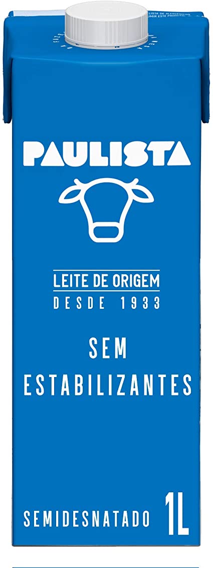 Leite Semidesnatado Origem UHT Paulista 1 L