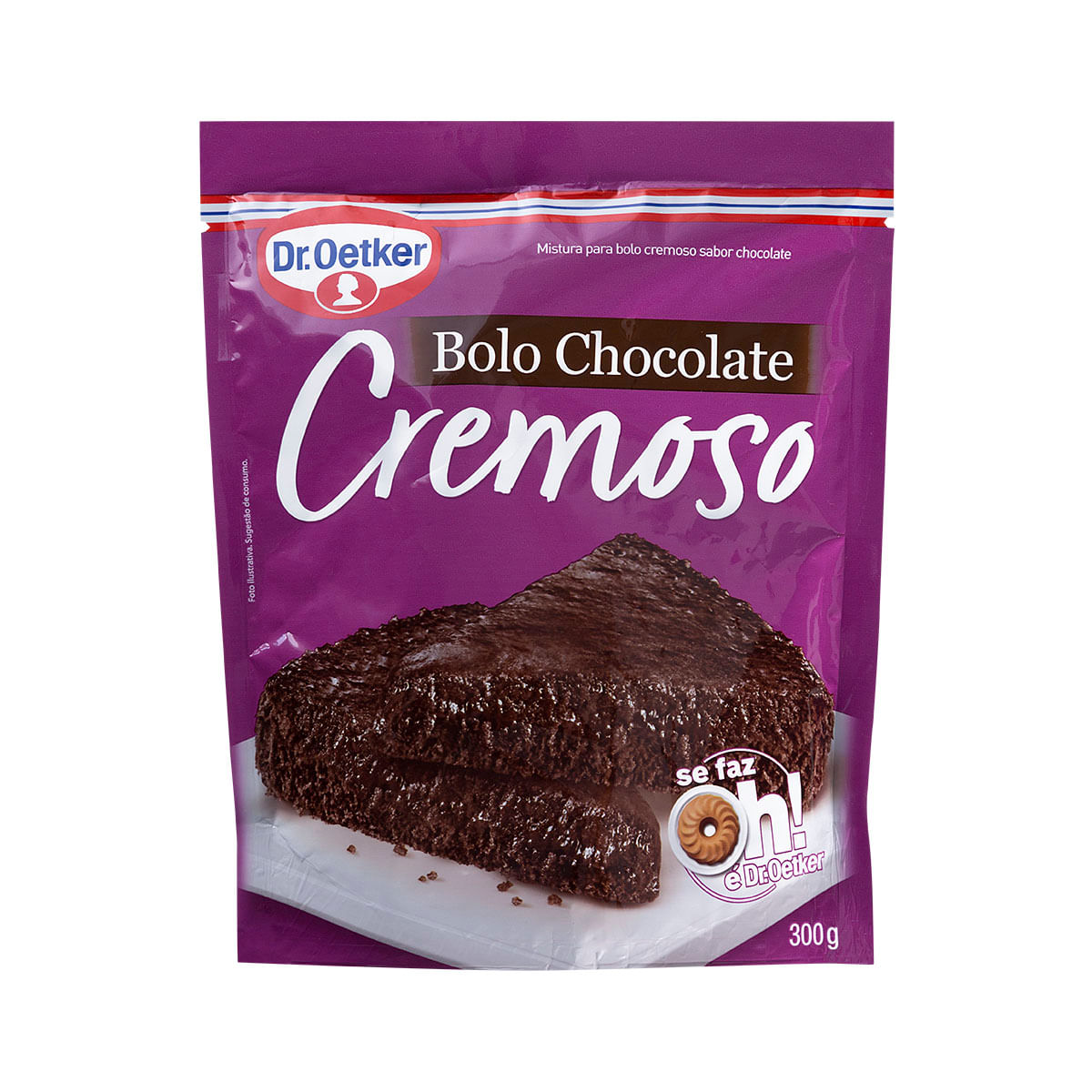 Mistura para Bolo Cremoso de Chocolate Dr. Oetker 300g