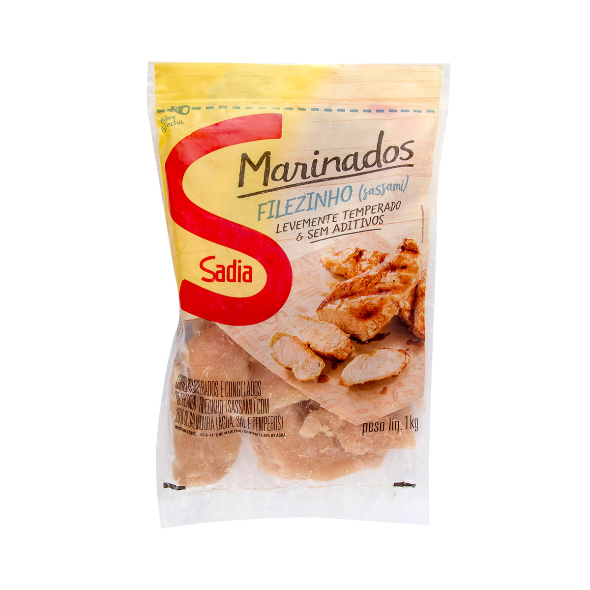 Filé de Frango Congelado Sadia Marinados 1Kg