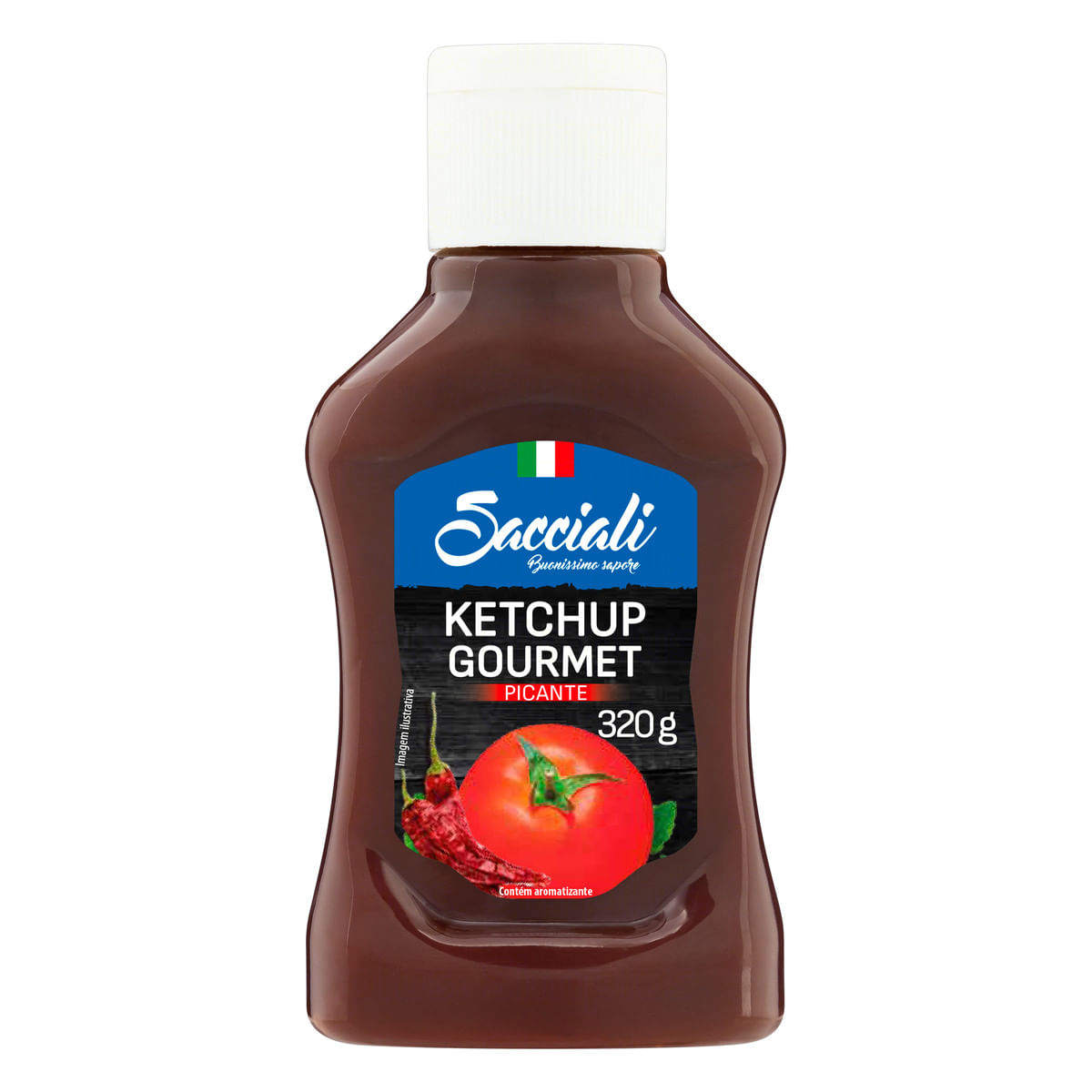 Ketchup Picante Sacciali Gourmet 320 g