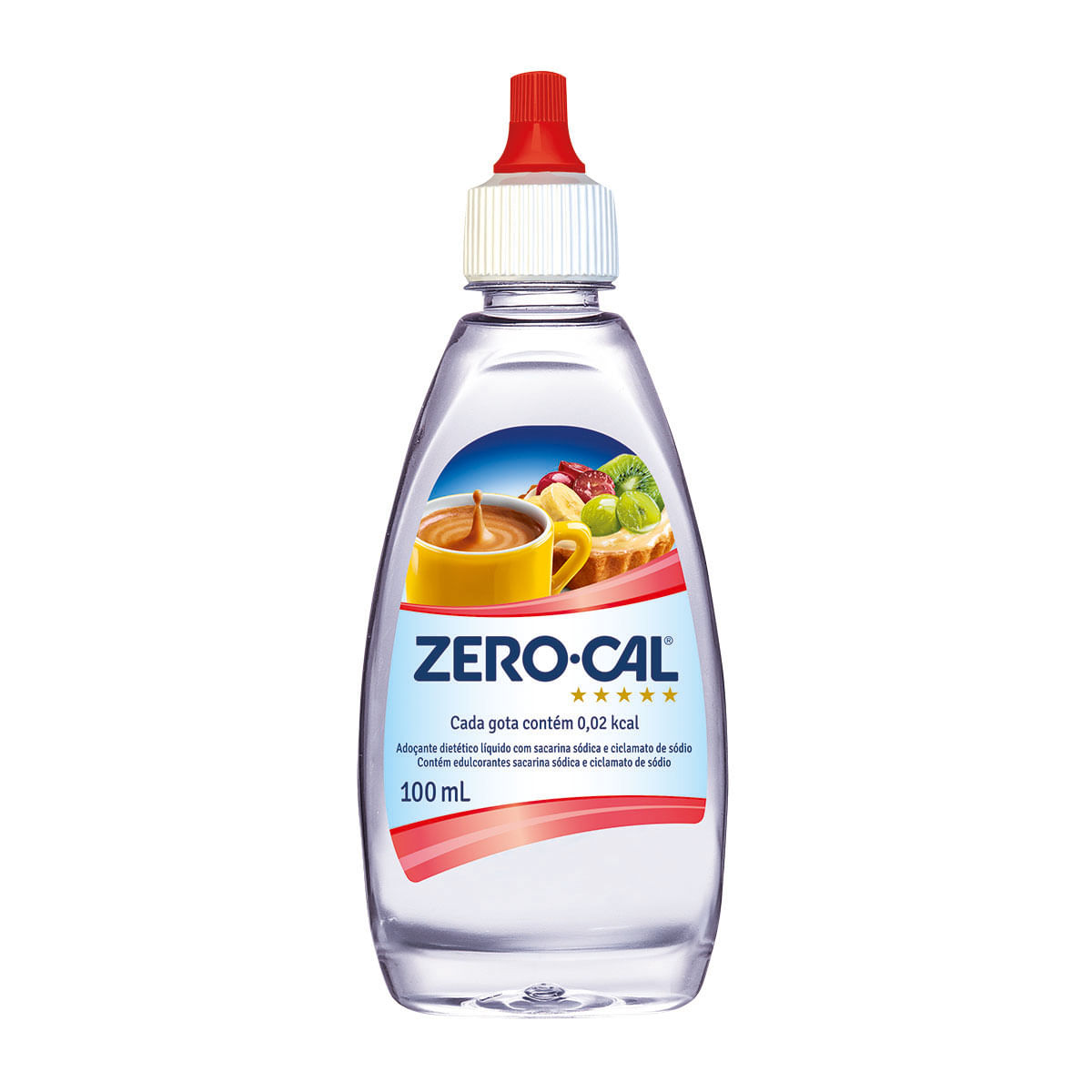 Adoçante Líquido Sacarina Zero Cal 100ml