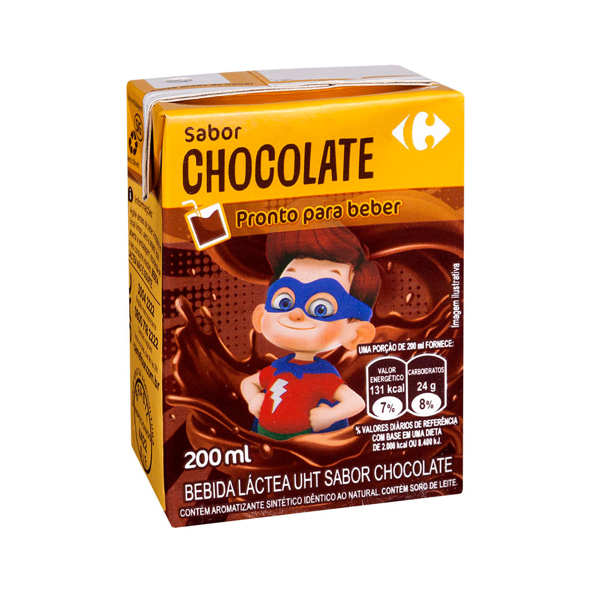 Composto Lácteo de Chocolate Carrefour 200ml